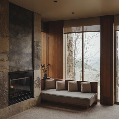 Luxury Accommodation in Jackson Hole, Wyoming - Amangani Open Living Area, Jackson Hole Wyoming, Large Balcony, Ski Slopes, Bunk Room, Luxury Accommodation, Wood Stone, Private Patio, Jackson Hole