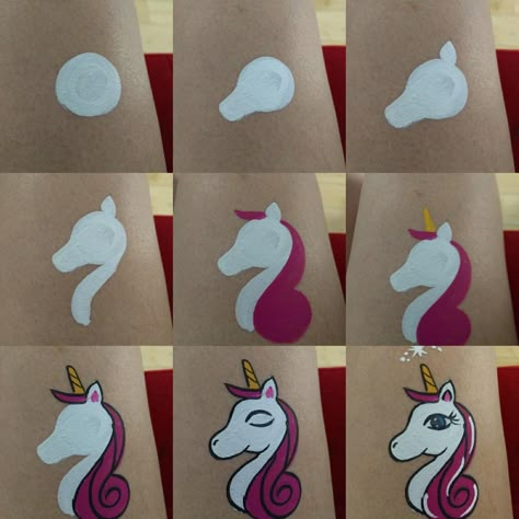 Face Painting Tips And Tricks, Simple Facepainting Ideas Easy For Kids, Face Painting Easy Simple, Face Paint Ideas For Boys, Face Painting Tutorials Step By Step, Facepainting Ideas Easy For Kids, Simple Face Painting Ideas For Kids, Quick Face Painting Ideas For Kids, Unicorn Face Paint Easy