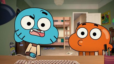 Amazing World Of Gumball Wallpapers, Amazing World Of Gumball, World Of Gumball, The Amazing World Of Gumball, The Amazing, Laptop, Computer, Desk, Wallpapers