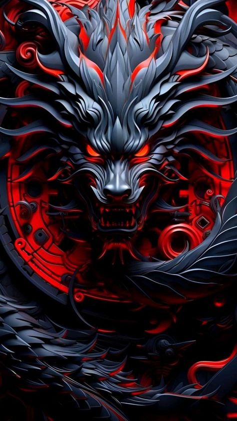 Logo Naga, Home Screen Wallpaper Hd, Tato Naga, Dragon Tattoo Art, Dragon Wallpaper Iphone, ポップアート ポスター, Yin Yang Tattoos, Dragon Artwork Fantasy, Dragon Ball Painting