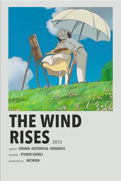 The Wind Rises minimal anime poster Album Prints, The Wind Rises, Studio Ghibli Poster, Wind Rises, Japanese Animated Movies, Anime Suggestions, Film Posters Minimalist, Google Doc, Film Anime