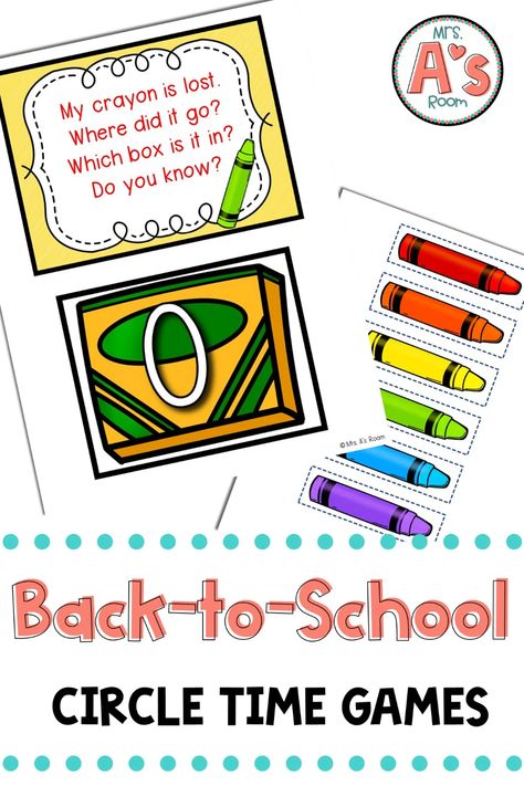 Circle Time Games For Preschool, Time Activities For Preschool, Preschool First Week, Kindergarten Circle Time, Routines Ideas, Preschool Circle Time Activities, Circle Time Games, Preschool First Day, Games For Preschool