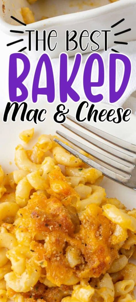 Velvetta Mac N Cheese Baked, Homade Mac N Cheese, Betty Crocker Mac And Cheese Recipe, Betty Crocker Mac And Cheese, Gooey Mac And Cheese, Best Baked Macaroni And Cheese, Baked Macaroni And Cheese Recipe, Easy Mac N Cheese Recipe, Moms Recipes