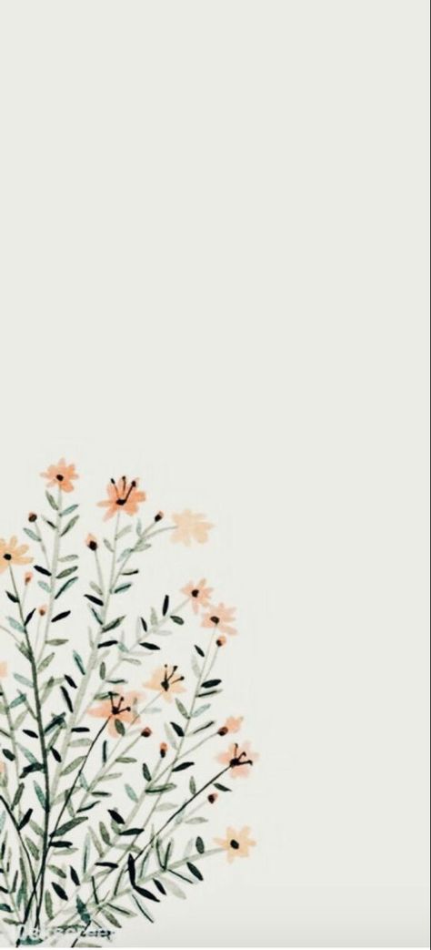 Wildflowers Wallpaper Iphone, Simple Floral Wallpaper Iphone, Cute Home Screen, Ios Background, Minimalist Iphone Wallpaper, Watch Backgrounds, Home Screen Wallpaper, Cute Home Screen Wallpaper, Wallpaper Iphone Boho