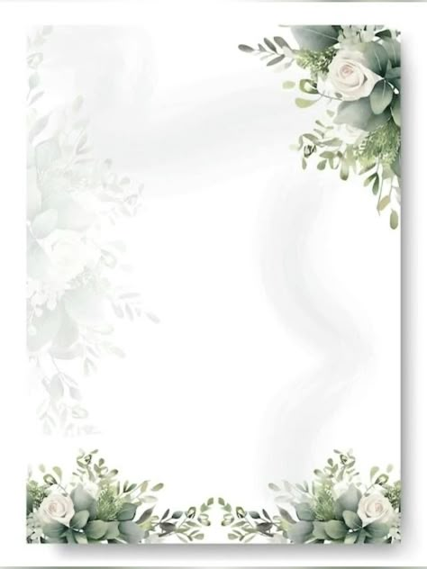 Wedding Illustration Card, Engagement Invitation Cards, Flower Background Design, Wedding Card Frames, Wedding Invitation Background, Eucalyptus Wedding Invitation, Floral Cards Design, Eucalyptus Leaf, Invitation Background