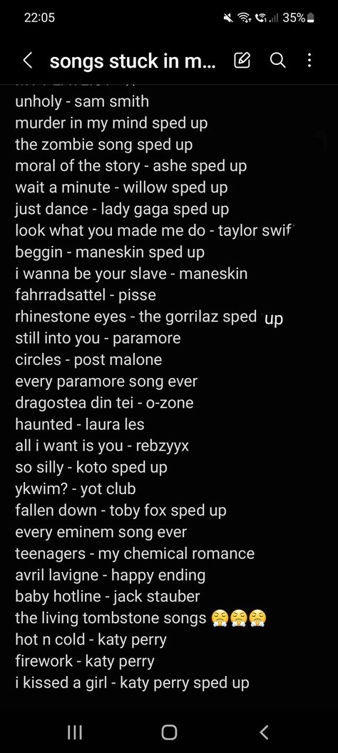 Unholy Song, Unholy Lyrics, Unholy Sam Smith, Eminem Songs List, Just Dance Lady Gaga, Creepy Songs Playlist, Horror Songs Playlist, My Chemical Romance Songs, Emo Songs Playlists