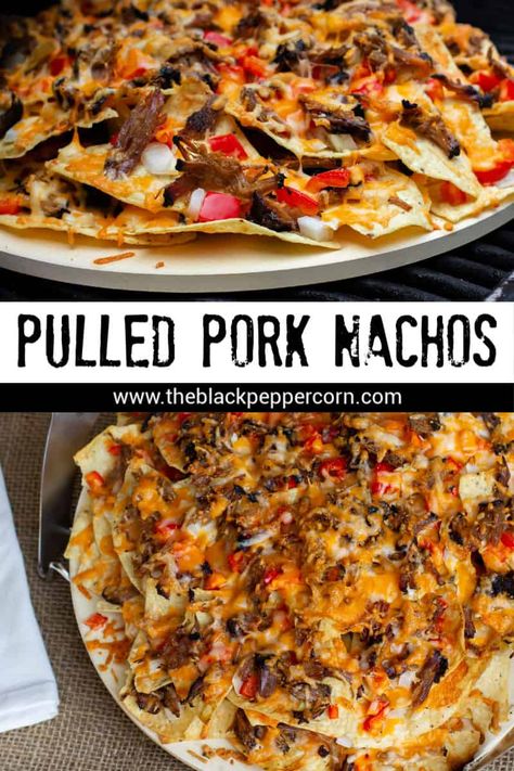 Easy Dinner Recipes Pork, Pulled Pork Nachos Recipe, Pork Nachos Recipe, Nachos Chicken, Easy Nachos, Pulled Pork Nachos, Nachos Recipe Easy, Pork Nachos, Nacho Chips