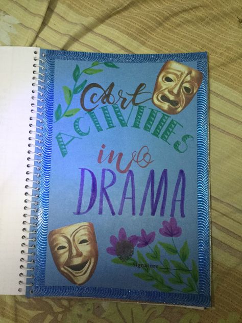 #calligraphy #handlettering #handmade  #selfmade #diy #doityourself #motivation #watercolour #cover #coverpage Drama Cover Page, Book Cover Diy, Cover Page, Art Activities, Cover Pages, Hand Lettering, Calligraphy, Drama, Book Cover