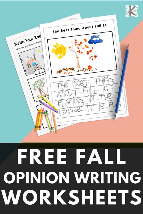 Kindergarten Opinion Writing, Writing Activities For Kindergarten, Opinion Writing Kindergarten, Kindergarten Writing Lessons, Persuasive Language, Writing Worksheets Kindergarten, Kindergarten Writing Activities, Free Worksheets For Kids, Creative Writing Ideas