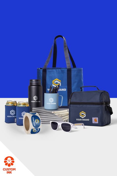 Merch Promotion Design, Promotional Products Ideas Creative, Corporate Promotional Items, Promotional Items Marketing, Company Merch, Office Merchandise, Business Merch, Marketing Merchandise, Swag Items