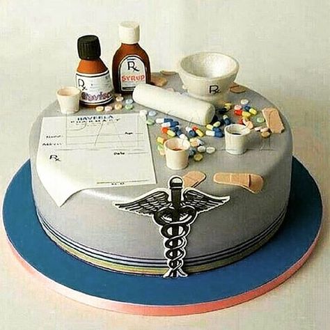 Pharmacy Cake, Vet Cake, Cakes Graduation, Medical Cake, Pharmacy Graduation, Doctor Cake, Graduation Party Cake, Luxury Cake, Cake Images