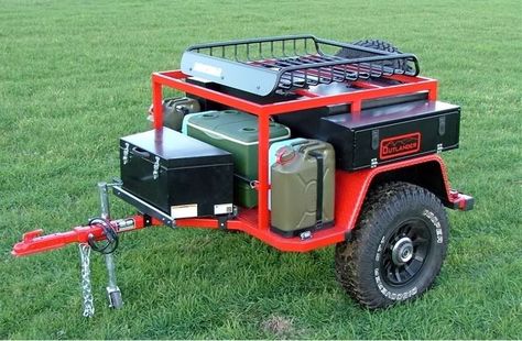 Camping Gear Trailer, Offroad Trailer, Camping Trailer Diy, Kombi Motorhome, Bed Idea, Jeep Trailer, Expedition Trailer, Adventure Trailers, Off Road Camper Trailer