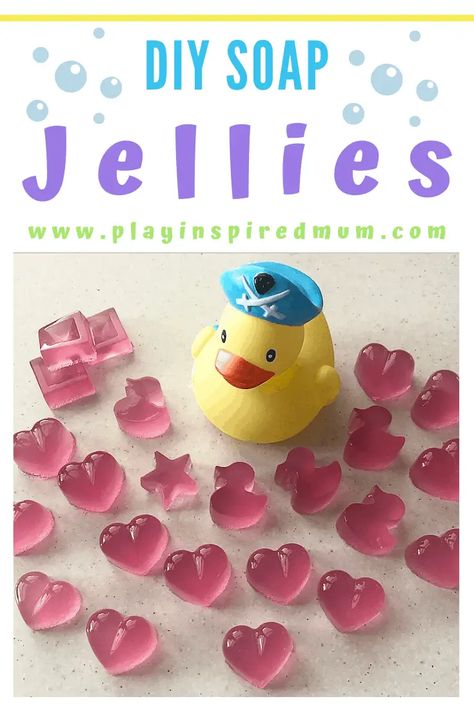 Soap Jellies, Bath Jellies, Make Your Own Soap, Frozen Painting, Toddler Bath Time, Bath Crayons, Jelly Soap, Shower Jellies, Bath Paint