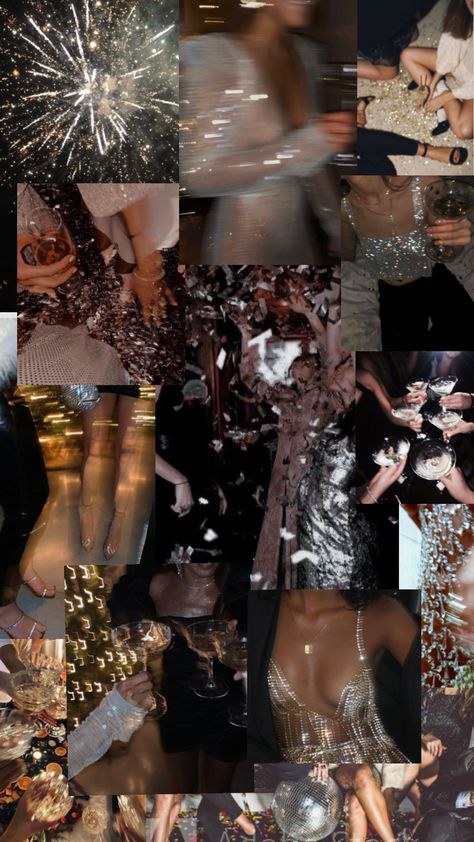 #newyearseve #aesthetic New Years Eve Aesthetic Party, New Year’s Eve Aesthetic, Nye Aesthetic, New Year Party Ideas, January Vibes, New Years Aesthetic, Eve Aesthetic, New Year Photoshoot, Aesthetic Shuffles