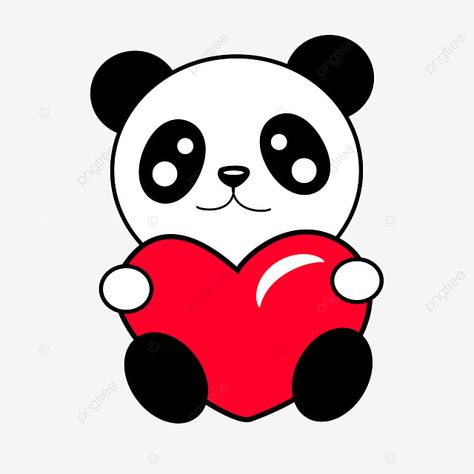 vector,ilustración,garabatear,dibujos animados,contorno,el día de san valentín,enamorado,día,panda,oso,participación,corazón,amor,clipart Cute Drawings Of Cartoons, Ideas San Valentin, Valentine Cartoon, Heart Cartoon, Cute Panda Cartoon, Panda Drawing, Holding Heart, Arte Do Kawaii, Cartoon Love Photo