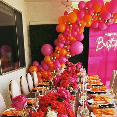 Joaquin Hernandez on Instagram: "Birthday brunch #birday #birthday #birthdaybrunch #jheventsflowers" 16 Birthday Brunch Ideas, Girly Brunch Decor, Brunch Theme Party, 28 Birthday Theme, Pink Brunch Decor, 25th Birthday Decorations For Her, Brunch Themed Birthday Party, Birthday Brunch Ideas Decorations, Birthday Brunch Party Decorations