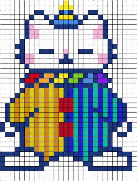 Graph Crochet, Easy Pixel Art, Pixel Art Templates, Perler Art, Pixel Drawing, Diy Perler Bead Crafts, Pixel Crochet, Pixel Art Grid, Tapestry Crochet Patterns