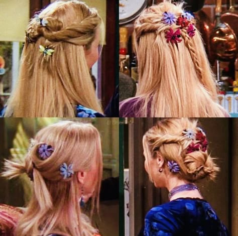 Phoebe Buffay Hairstyles, Phoebe Friends, Hairstyles Tutorial, Phoebe Buffay, Blonde Hair Inspiration, Peinados Fáciles Para Cabello Corto, 90s Hairstyles, Funky Hairstyles, Hairstyle Look