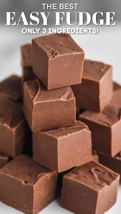 Easy Fudge Recipe, Best Fudge Recipe, Best Fudge, Gluten Free Fudge, Milk Chocolate Fudge, Easy Chocolate Fudge, Cream Tattoo, Easy Fudge, Homemade Fudge Recipes