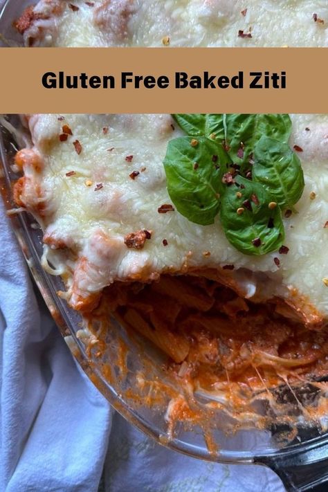 This gluten-free ziti recipe combines tender pasta with a rich, flavorful sauce, creating a comforting dish that's perfect for any occasion. Whether enjoyed on its own or paired with a side salad, this gluten-free version of a classic Italian favorite is sure to please everyone at the table! Gluten Free Ziti, Gluten Free Baked Ziti, Strawberry Goat Cheese Salad, Ziti Noodles, Strawberry Goat Cheese, Ziti Recipe, Cheese Dinner, Ziti Recipes, Hearty Comfort Food