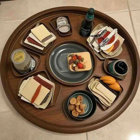 Lazy Susan Tray: Finding the Right Fit for Your Table - 2024 Modern Lazy Susan, Glass Lazy Susan, Lazy Susan Table, Lazy Susan Tray, Wooden Lazy Susan, Kitchen Tables, Mid Century Modern Decor, Lazy Susan, Mid Century Modern Design