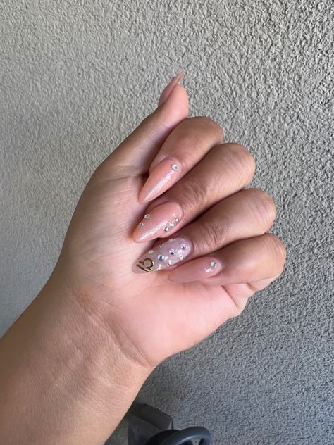 Nude nails with gems. Libra sign in gold Libra Nails, Inspired Nails, Intricate Designs, Sophisticated Style, Nails Ideas, Nail Ideas, Nails, Pattern