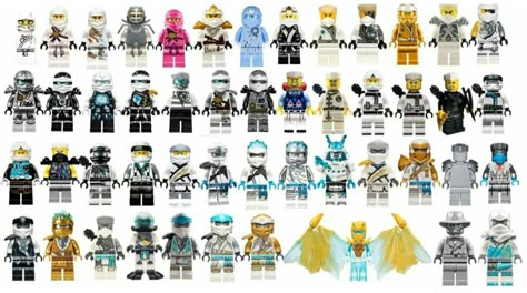 Lego Ninjago Figures, Lego Ninjago Minifigures, Ninjago Zane, Lego Ninjago Lloyd, Warrior Concept Art, Custom Minifigures, Lego Sculptures, Lego Custom Minifigures, Lego Creative