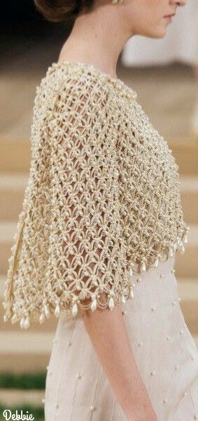 Chanel ~ Debbie ❤ Chanel Spring 2016, Mode Chanel, Chanel Couture, Chanel Haute Couture, Couture Details, Chanel Fashion, Mode Vintage, Crochet Fashion, Fashion Details