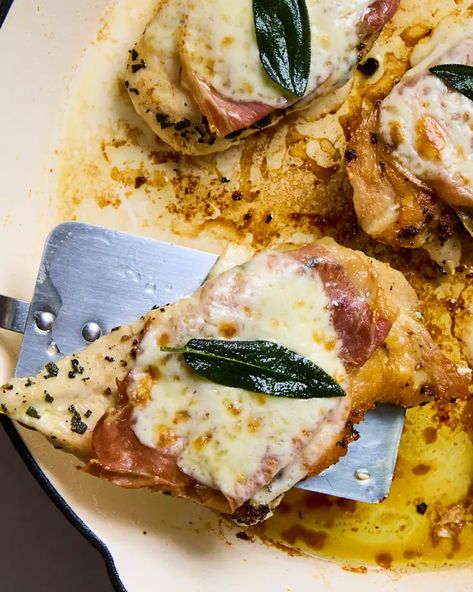 Chicken Saltimbocca Recipe (Ready in 20 Minutes) | The Kitchn Italian Chicken Dinner, Classic Italian Restaurant, Chicken Saltimbocca Recipe, Saltimbocca Recipe, Chicken Saltimbocca, Chicken Breast Cutlet, Chicken Recipies, Restaurant Dishes, Duck Recipes