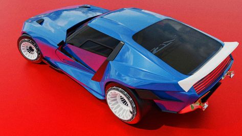 Renault Alpine A310 Evangelion on Behance Renault Alpine, Car Sketch, Blender 3d, Design Concepts, Body Mods, Automotive Design, Industrial Design, Rock And Roll, Concept Design