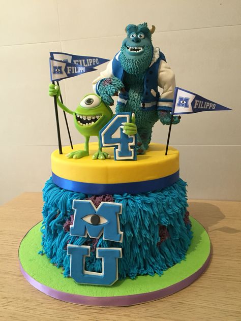 Monsters University University Cake Ideas, Monster University Cakes, Monsters University, Monster University, Cake Ideas, Birthday Cake, University, Pastel, Cake