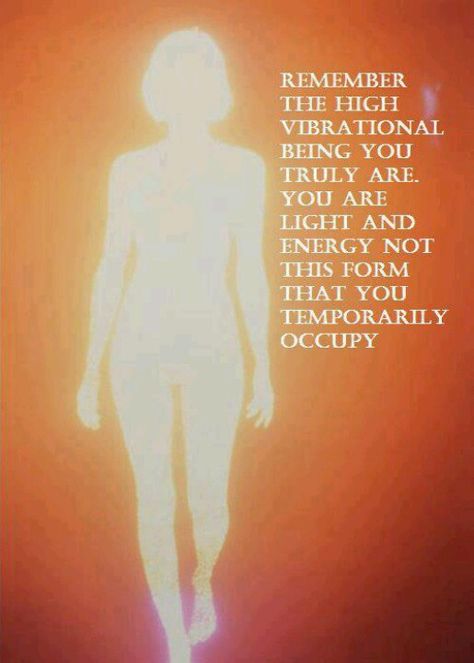 Remember the high vibrational being you truly are . You are light and energy not this form that you temporarily occupy ... A Course In Miracles, After Life, Spiritual Inspiration, Spiritual Journey, Love And Light, Spiritual Awakening, Energy Healing, Spiritual Quotes, Mind Body