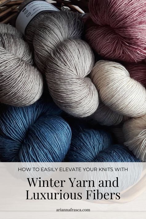 Embark on a Winter Yarn Wonderland! Solve the quest for magical knitting with patterns designed for baby llama, alpaca, and camel to cashmere. Join the Winter Yarn Adventure and turn frosty nights into a wonderland of luxurious warmth. Your cozy creations await! 🌨️🧶 #WinterYarnWonder #LuxuryPatterns #CozyKnits Best Yarn For Clothes, Yarn Types And Uses, Different Types Of Yarn, Crochet Hacks, Beginner Crochet Tutorial, Magical Winter, Knitting Blogs, Gossip Girl Fashion, Sock Knitting Patterns