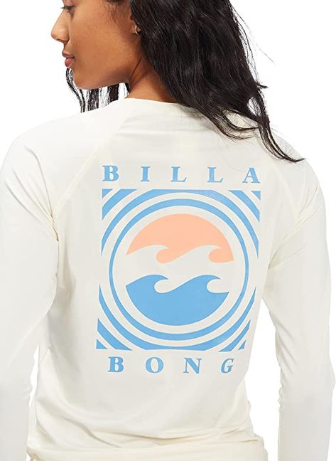 Rashguard Aesthetic, Rashguard Women, Gift Guide Women, Long Sleeve Rashguard, Billabong Women, Rash Guard Women, Amazon Women, Rash Guard, Cute Woman