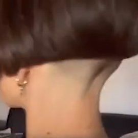 Drithi Patel on Instagram: "Mid ear lined bob." Pearl Laser Bob, Aline Bob, Nape Undercut, Undercut Bob, Shaved Nape, Undercut Hairstyles, Undercut, Short Bob, Bobs Haircuts