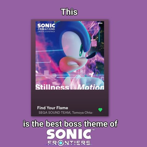 Sonic Frontiers, Best Boss, Sonic 3, Love This Song, The Hedgehog, Soundtrack, Love Songs, Sonic, Sonic The Hedgehog