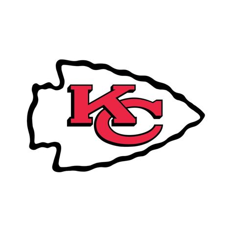 Chiefs Stickers, Kansas City Chiefs Craft, Chiefs Crafts, Kc Cheifs, Sports Typography, Kc Chiefs Football, Kansas Chiefs, Kansas City Chiefs Logo, Chiefs Logo