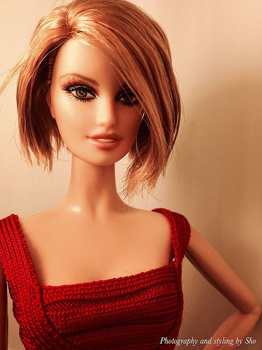 Victoria Secret Runway, Sewing Barbie Clothes, Barbie Hair, Hair Red, Bob Haircut, Bob Hairstyle, Bobs Haircuts, Barbie Clothes, Barbie Doll