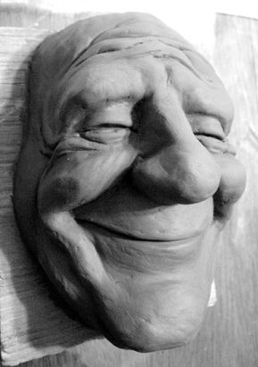 Reminds me of a few folk ! Pottery Faces Sculpture, Sculpted Faces Clay, Sculpture Head Faces, Ceramic Heads Sculpture, Clay Faces Sculpture Ceramic Art, Face Profile, Pottery Lessons, Sculpture Art Clay, Clay Faces