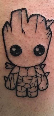 Groot Tattoo, Avengers Tattoo, Shape Tattoo, Marvel Tattoos, Muster Tattoos, Small Meaningful Tattoos, Red Tattoos, Tattoos Gallery, Disney Tattoos