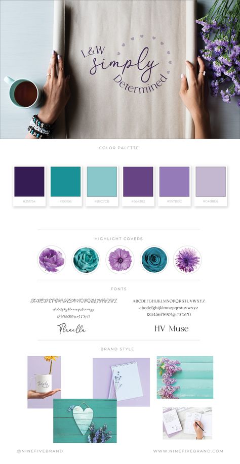 Teal Logo Color Palette, Purple Logo Color Palette, Navy Purple Color Palette, Color Palettes With Purple, Green Blue Purple Color Palette, Business Colour Palette, Brand Colors Palette, Feminine Branding Logo Color Palettes, Aquamarine Color Palette