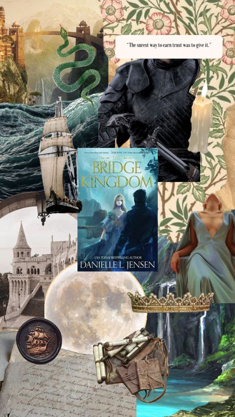 The bridge kingdom #thebridgekingdom Bridge Kingdom Aesthetic, The Bridge Kingdom, Kingdom Aesthetic, Black Fire, Coffee And Books, Fan Book, Poetry Books, The Bridge, Fantasy Books