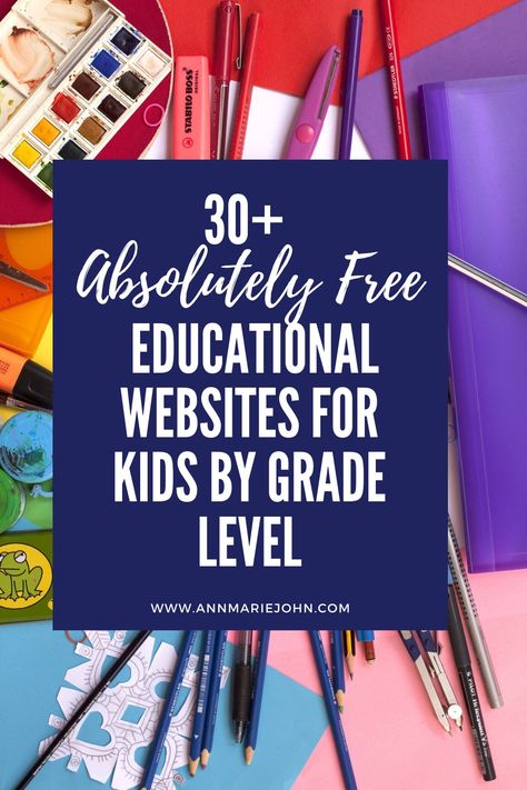 Free Educational Websites, Free Learning Websites, Websites For Kids, Learning Websites For Kids, Educational Websites For Kids, Websites For Students, Educational Website, Kids Literacy, Free Website Templates