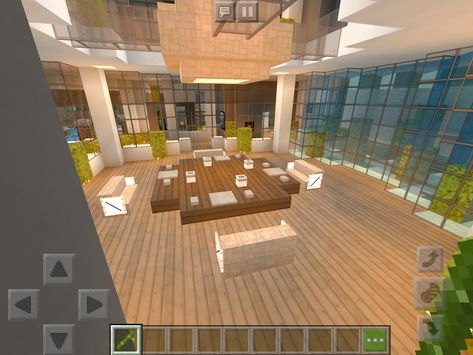 Dining room table! #minecraft Dining Room Minecraft Ideas, Minecraft Dining Room Table, Minecraft Meeting Room Ideas, Minecraft Dining Table Ideas, School Minecraft Ideas, Minecraft Meeting Room, Dining Table Minecraft, Minecraft Crafting Room, Minecraft Dining Room Ideas