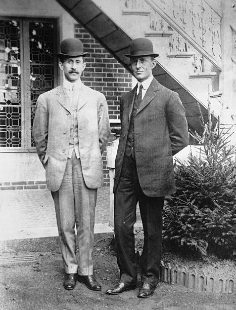 1,694 Wright Brothers Photos and Premium High Res Pictures - Getty Images Historical Poster, Wilbur Wright, Wright Brothers, Wax Museum, Kitty Hawk, Inventors, Online Images, Founding Fathers, Library Of Congress