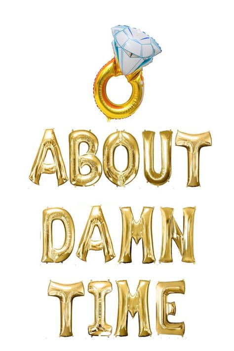 About Damn Time Banner Engagement Celebration Ideas Decor, Proposal Party Ideas, Summer Engagement Party Themes, Small Engagement Party Ideas, Backyard Engagement Party Ideas, Classy Engagement Party, Engagement Party Surprise, Wedding Manifestation, Backyard Engagement Party Decorations