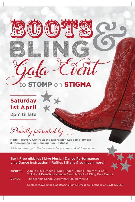 Rodeo Fundraiser Ideas, Boots And Bling Invitation, Boots And Bling Gala, Barn Dance Party, 30th Celebration, Fundraiser Themes, Red Cadillac, Dance Fundraisers, Square Dance Dresses