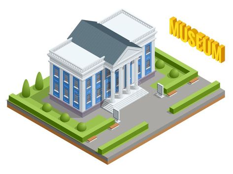 City architecture public government building. Isometric museum building. Exterior of Museum building with title and. Columns. Vector Illustration royalty free illustration Building Isometric, Museum Building, Wooden Dining Table Designs, Government Building, Polygon Art, Isometric Art, City Museum, Building Exterior, City Architecture