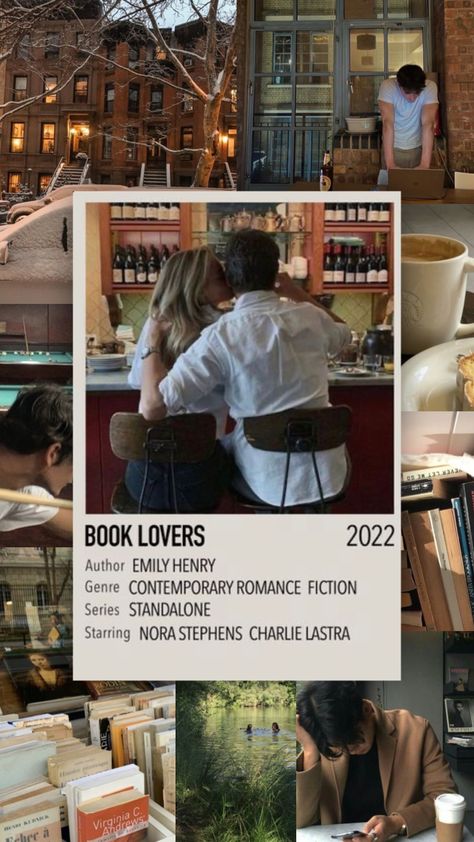 Book Lovers By Emily Henry, Book Lovers Book, Emily Henry, Book Poster, Romance Fiction, Indie Books, Polaroid Poster, Book Wall, Inspirational Books To Read