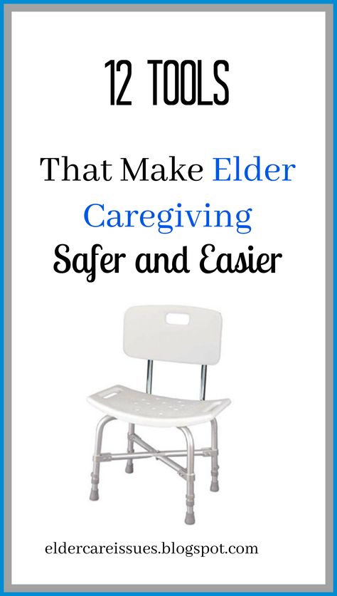 Helpful guide for anyone caring for an elderly loved one. Tools and tips that make caregiving safer and easier for both caregivers and seniors.   #elderly #caregiving Caregiving Tools, Elderly Home Care, Elderly Health, Alzheimers Caregivers, Senior Caregiver, Elderly Caregiver, Caregiver Resources, Caregiver Support, Elder Care